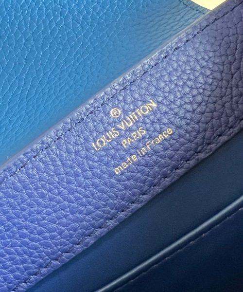 1:1 Replica Louis Vuitton LV Capucines Mini Blue Luxury Bag For Women - 8.3in/21cm