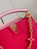 1:1 Replica Louis Vuitton LV Capucines Mini Hot Pink Luxury Bag For Women - 8.3in/21cm