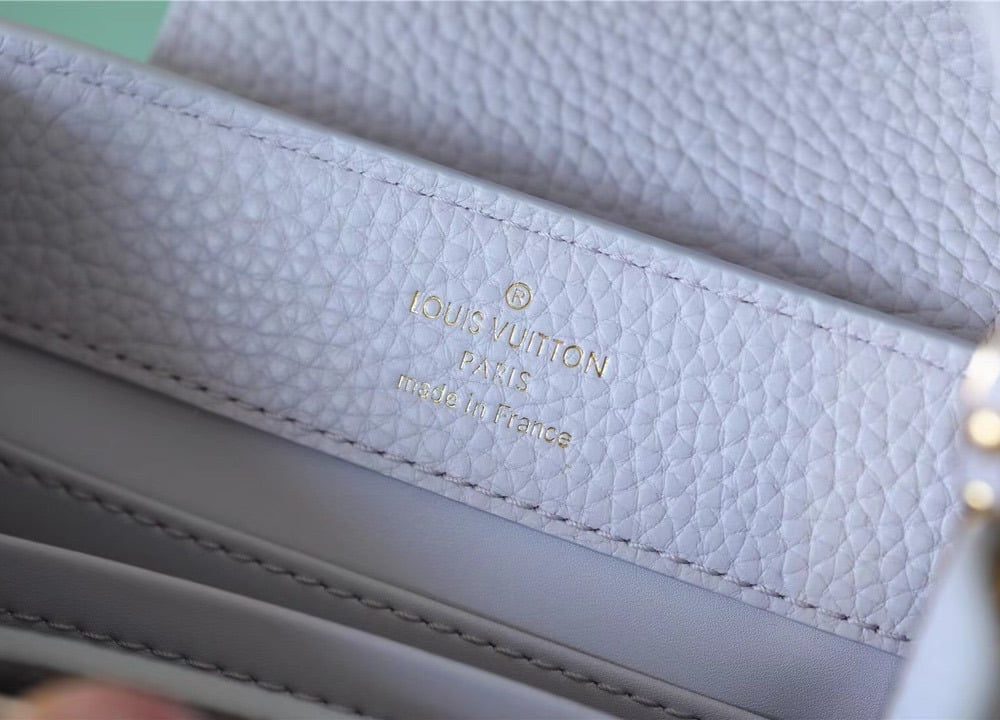 1:1 Replica Louis Vuitton LV Capucines Mini Taurillon Light Blue Luxury Bag For Women - 21cm/8.3in