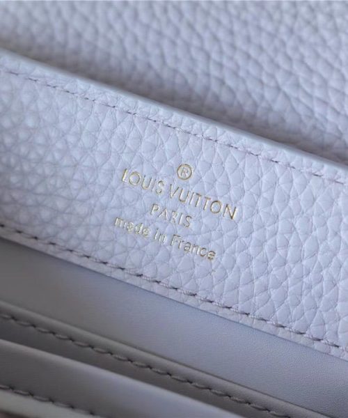 1:1 Replica Louis Vuitton LV Capucines Mini Taurillon Light Blue Luxury Bag For Women - 21cm/8.3in