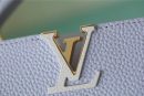 1:1 Replica Louis Vuitton LV Capucines Mini Taurillon Light Blue Luxury Bag For Women - 21cm/8.3in