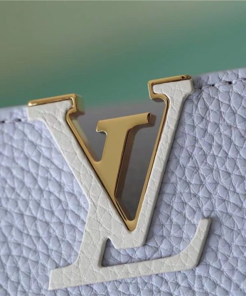 1:1 Replica Louis Vuitton LV Capucines Mini Taurillon Light Blue Luxury Bag For Women - 21cm/8.3in