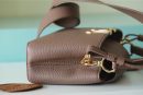 1:1 Replica Louis Vuitton LV Capucines Mini Taurillon Light Brown Luxury Bag For Women M56071 - 21cm/8.3in