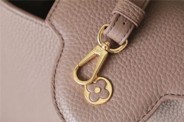 1:1 Replica Louis Vuitton LV Capucines Mini Taurillon Light Brown Luxury Bag For Women M56071 - 21cm/8.3in