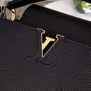 1:1 Replica Louis Vuitton LV Capucines Mini Taurillon Black Luxury Bag For Women M42259 - 31.5cm/ 12.4in