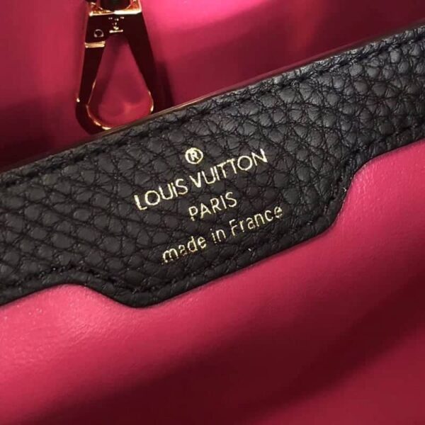 1:1 Replica Louis Vuitton LV Capucines Mini Taurillon Black Luxury Bag For Women M42259 - 31.5cm/ 12.4in