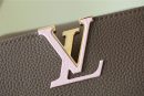 1:1 Replica Louis Vuitton LV Capucines Mini Taurillon Smokey Brown Luxury Bag For Women -  21cm/8.3in
