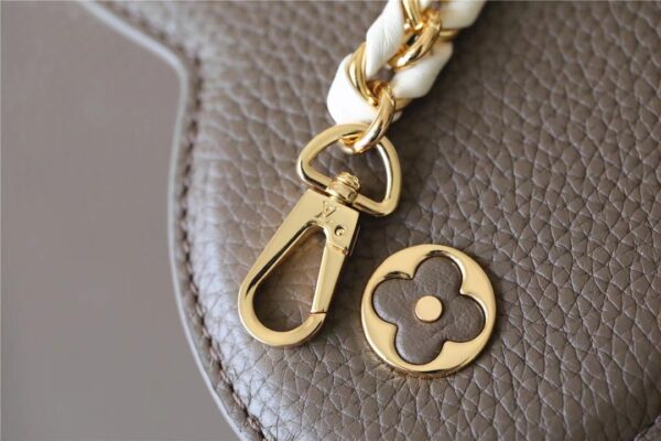 1:1 Replica Louis Vuitton LV Capucines Mini Taurillon Smokey Brown Luxury Bag For Women -  21cm/8.3in