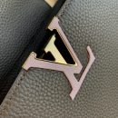 1:1 Replica Louis Vuitton LV Capucines MM Taurillon Smokey Brown Luxury Bag For Women M59516 - 12.4in/31.5cm