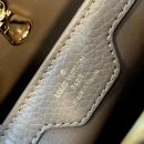 1:1 Replica Louis Vuitton LV Capucines MM Taurillon Smokey Brown Luxury Bag For Women M59516 - 12.4in/31.5cm