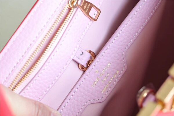 1:1 Replica Louis Vuitton LV Capucines MM Taurillon Red Luxury Bag For Women - 12.4in/31.5cm