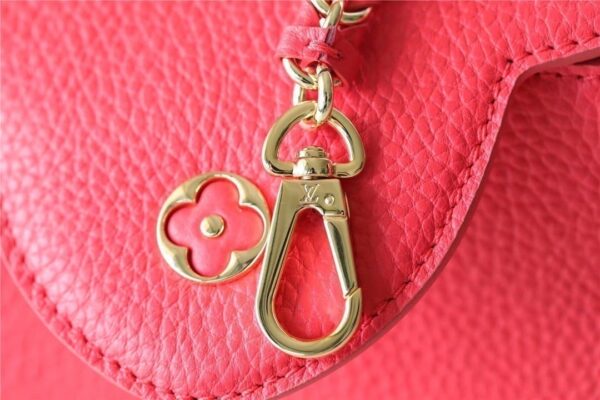 1:1 Replica Louis Vuitton LV Capucines MM Taurillon Red Luxury Bag For Women - 12.4in/31.5cm
