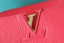 1:1 Replica Louis Vuitton LV Capucines MM Taurillon Red Luxury Bag For Women - 12.4in/31.5cm