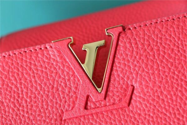 1:1 Replica Louis Vuitton LV Capucines MM Taurillon Red Luxury Bag For Women - 12.4in/31.5cm