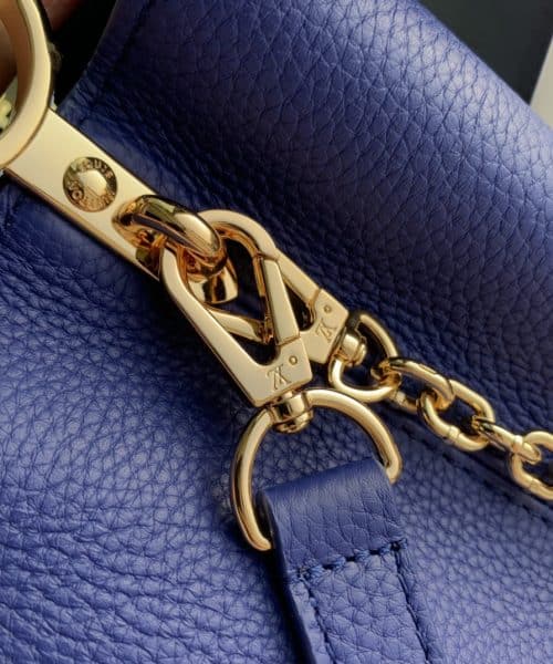 1:1 Replica Louis Vuitton LV Capuciness MM Handbag Blue Luxury Bag For Women M20844 - 12.4in/32cm