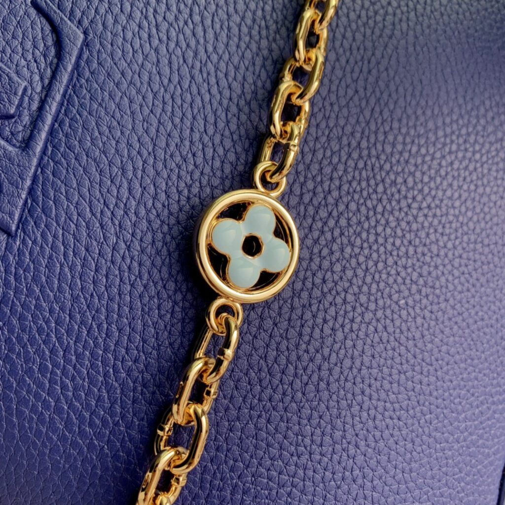 1:1 Replica Louis Vuitton LV Capuciness MM Handbag Blue Luxury Bag For Women M20844 - 12.4in/32cm - Image 8