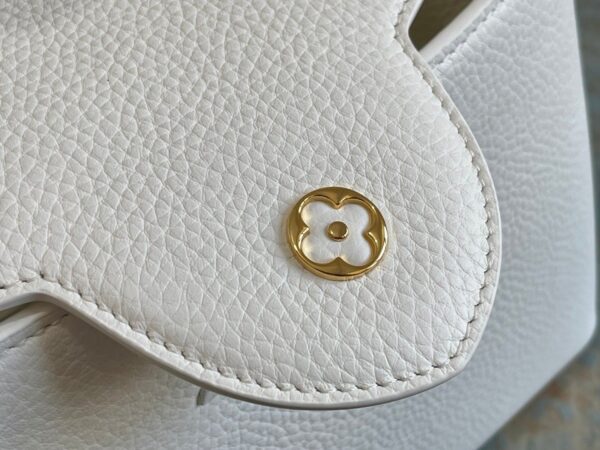 1:1 Replica Louis Vuitton LV Capuciness MM Handbag White Luxury Bag For Women - 12.4in/32cm