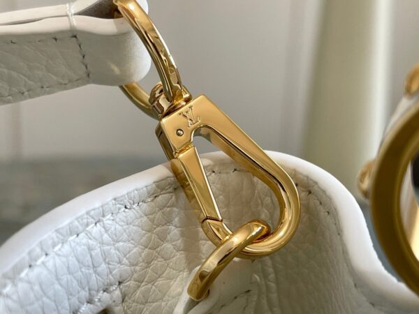 1:1 Replica Louis Vuitton LV Capuciness MM Handbag White Luxury Bag For Women - 12.4in/32cm