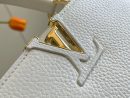 1:1 Replica Louis Vuitton LV Capuciness MM Handbag White Luxury Bag For Women - 12.4in/32cm