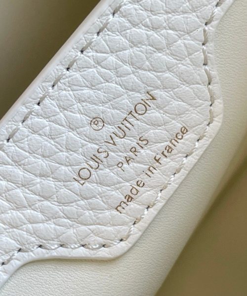 1:1 Replica Louis Vuitton LV Capuciness MM Handbag White Luxury Bag For Women - 12.4in/32cm