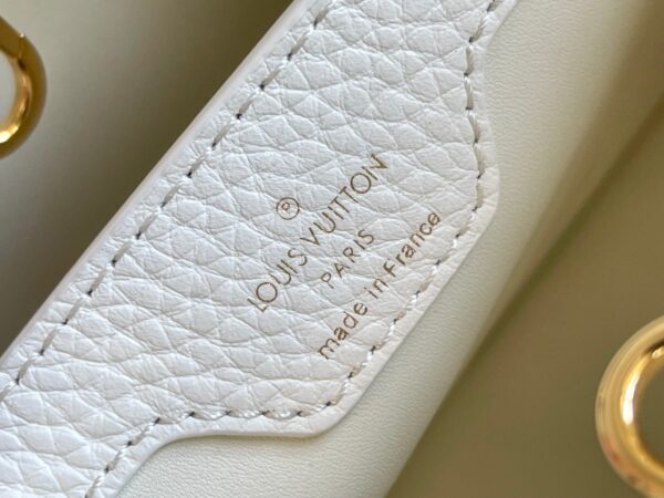 1:1 Replica Louis Vuitton LV Capuciness MM Handbag White Luxury Bag For Women - 12.4in/32cm