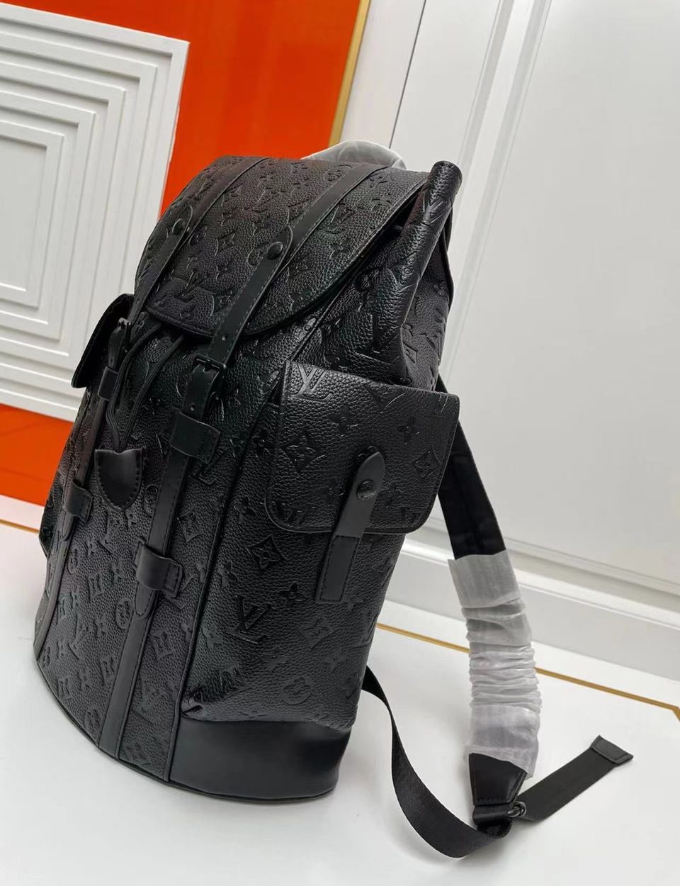 1:1 Replica Louis Vuitton LV Christopher Backpack GM Monogram Empreinte Canvas Essential Bag For Men M53285 - 44 x 49 x 22 cm