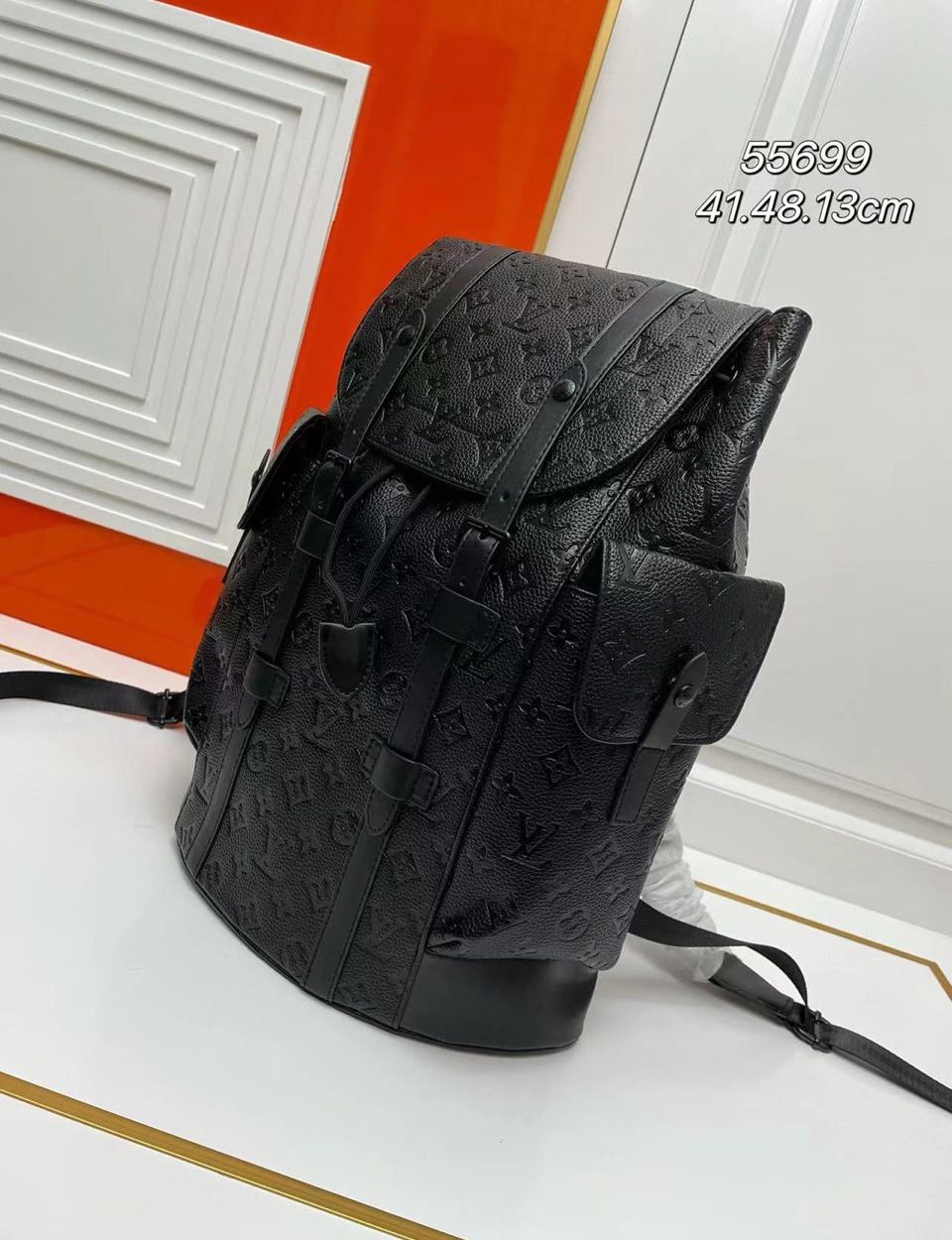1:1 Replica Louis Vuitton LV Christopher Backpack GM Monogram Empreinte Canvas Essential Bag For Men M53285 - 44 x 49 x 22 cm