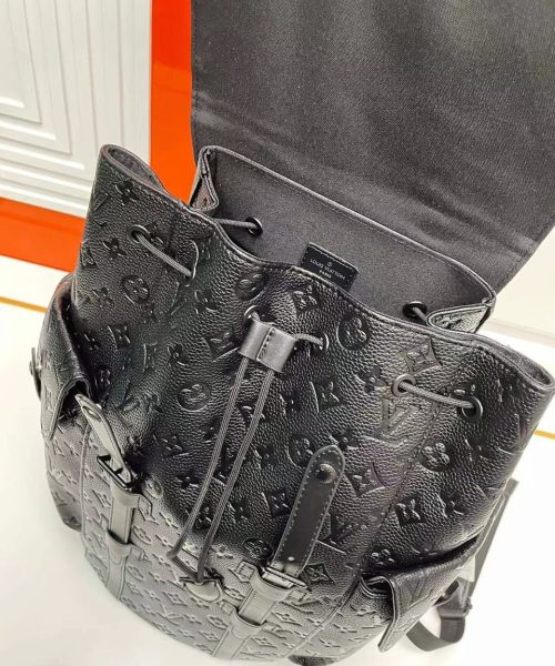 1:1 Replica Louis Vuitton LV Christopher Backpack GM Monogram Empreinte Canvas Essential Bag For Men M53285 - 44 x 49 x 22 cm