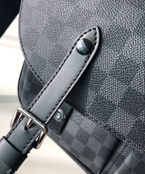 1:1 Replica Louis Vuitton LV Christopher Messenger Bag Damier Graphite Canvas Essential Bag For Men N41500 - 13in/33cm