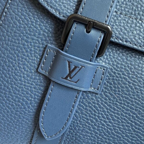 1:1 Replica Louis Vuitton LV Christopher Messenger Taurillon Blue Essential Bag For Men M58475 - 11.4in/29cm