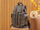 1:1 Replica Louis Vuitton LV Christopher MM Backpack Brown Essential Bag For Men N43735 - 44cm / 17.3in