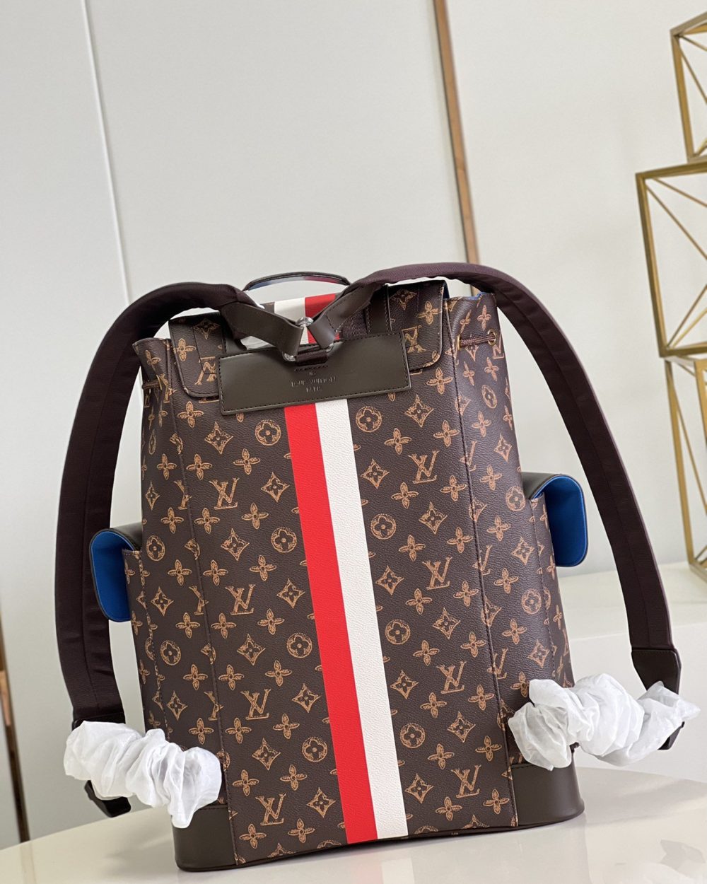 1:1 Replica Louis Vuitton LV Christopher MM Monogram Unique Bag For Men M59662 - 17.3in/44cm