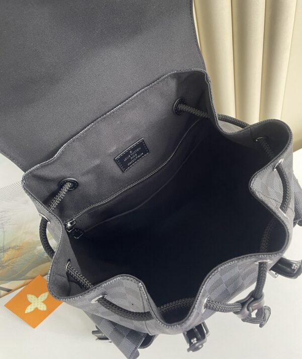 1:1 Replica Louis Vuitton LV Christopher PM Damier Graphite Essential Bag For Men N41379 - 17.3in/44cm