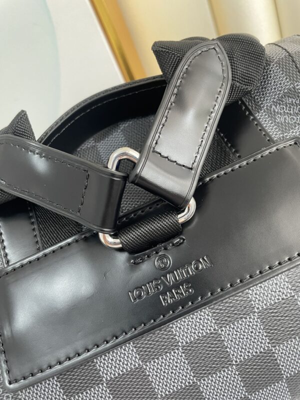 1:1 Replica Louis Vuitton LV Christopher PM Damier Graphite Essential Bag For Men N41379 - 17.3in/44cm