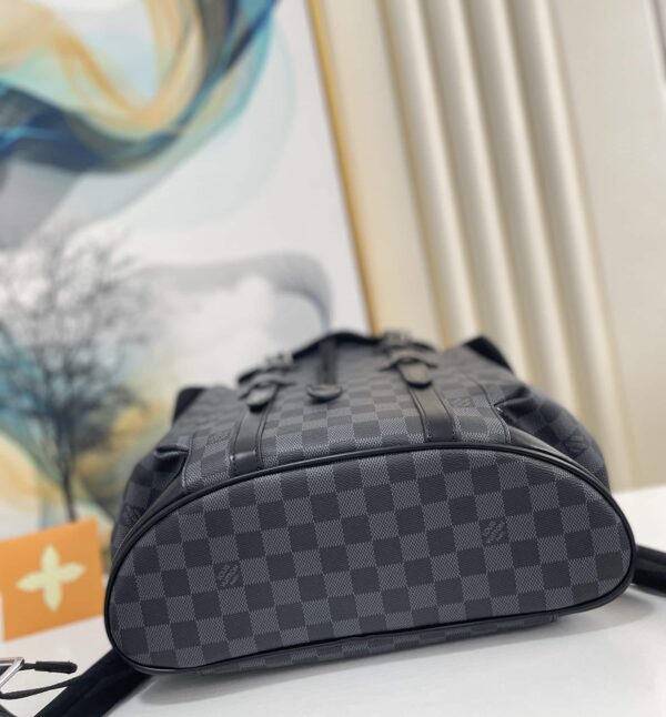 1:1 Replica Louis Vuitton LV Christopher PM Damier Graphite Essential Bag For Men N41379 - 17.3in/44cm