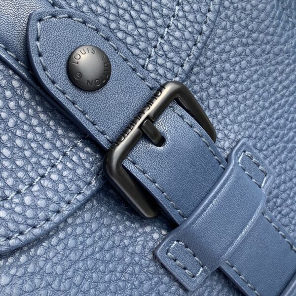1:1 Replica Louis Vuitton LV Christopher XS Taurillon Blue Essential Bag For Men M58495 - 7.7in/19.5cm