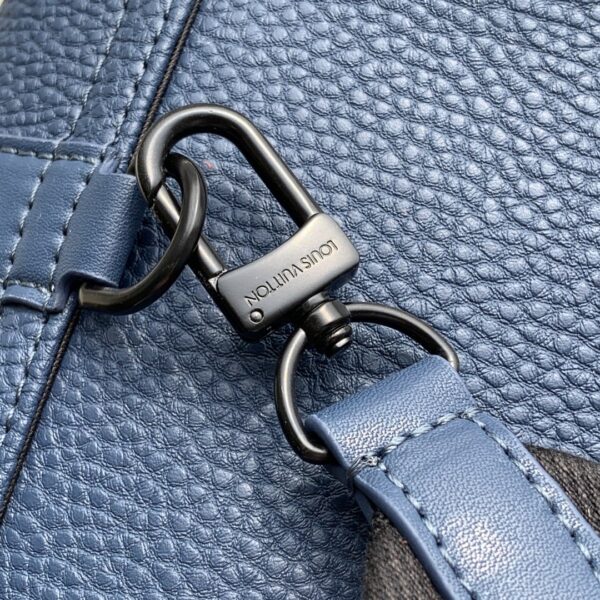 1:1 Replica Louis Vuitton LV Christopher XS Taurillon Blue Essential Bag For Men M58495 - 7.7in/19.5cm