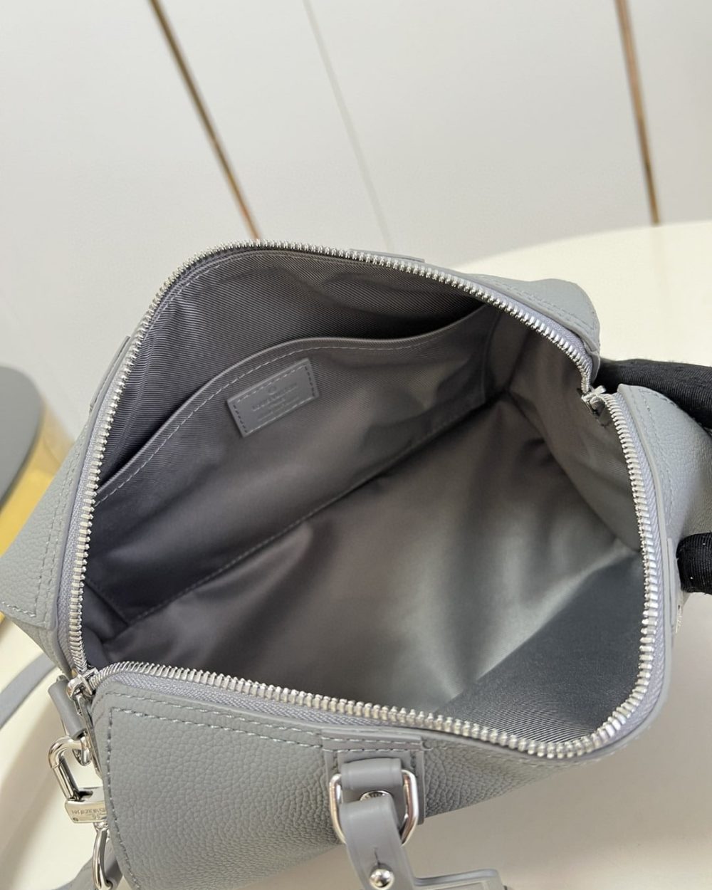 1:1 Replica Louis Vuitton LV City Keepall Aerogram Grey Innovative Bag For Men M59328 - 10.6in/27cm