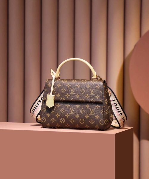 1:1 Replica Louis Vuitton LV Cluny BB Brown Essential Bag For Women M46372 - 28cm / 11in