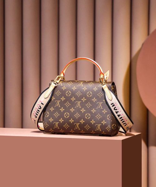 1:1 Replica Louis Vuitton LV Cluny BB Brown Essential Bag For Women M46372 - 28cm / 11in