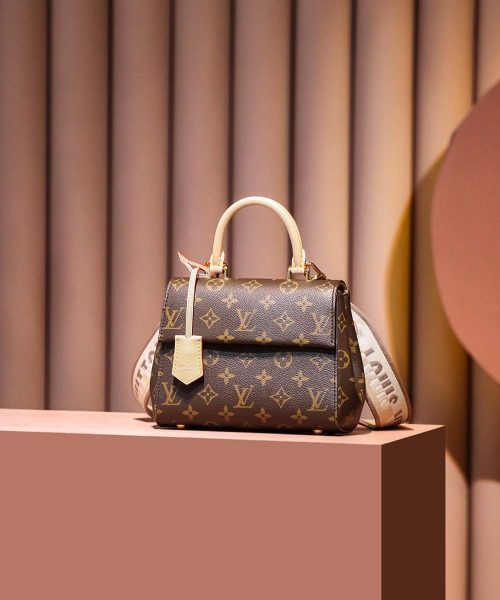 1:1 Replica Louis Vuitton LV Cluny Mini Brown Essential Bag For Women M46055 - 20cm / 7.9in