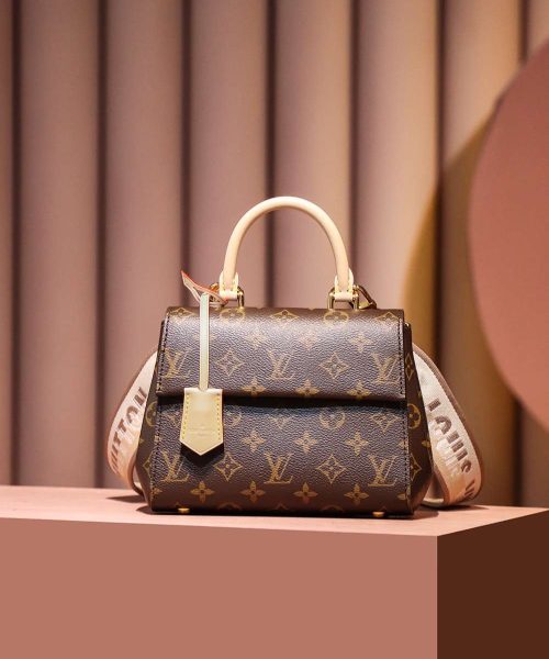 1:1 Replica Louis Vuitton LV Cluny Mini Brown Essential Bag For Women M46055 - 20cm / 7.9in