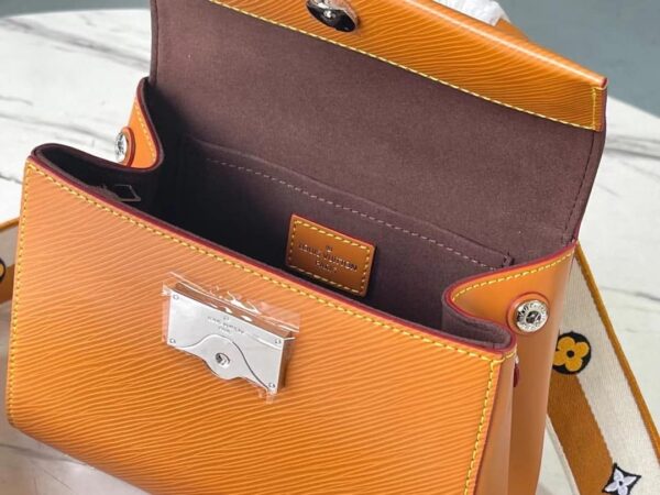 1:1 Replica Louis Vuitton LV Cluny Mini Epi Gold Miel Luxury Bag For Women M58931 - 20cm/7.9in