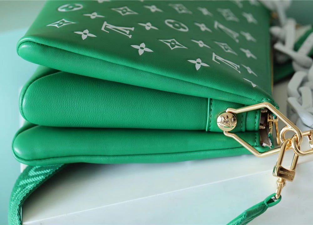 1:1 Replica Louis Vuitton LV Coussin PM Monogram Canvas Green Luxury Bag For Women M20760 - 10.2in/26cm