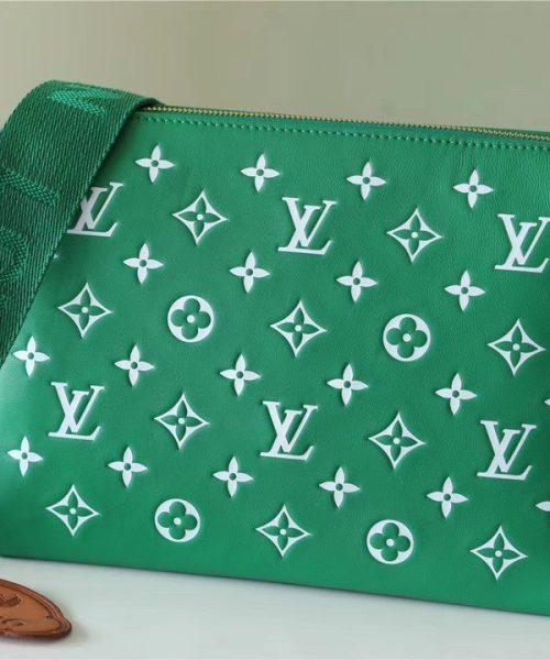 1:1 Replica Louis Vuitton LV Coussin PM Monogram Canvas Green Luxury Bag For Women M20760 - 10.2in/26cm