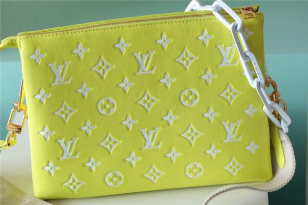 1:1 Replica Louis Vuitton LV Coussin PM Monogram Canvas Luxury Bag For Women Yellow M20843 - 10.2in/26cm