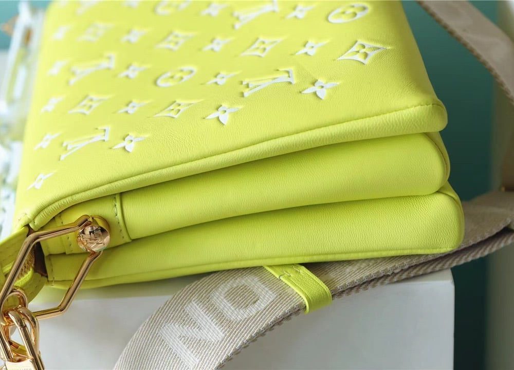 1:1 Replica Louis Vuitton LV Coussin PM Monogram Canvas Luxury Bag For Women Yellow M20843 - 10.2in/26cm