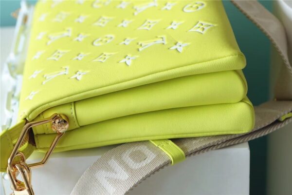 1:1 Replica Louis Vuitton LV Coussin PM Monogram Canvas Luxury Bag For Women Yellow M20843 - 10.2in/26cm