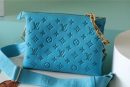1:1 Replica Louis Vuitton LV Coussin PM Monogram Blue Luxury Bag For Women - 10.2in/26cm