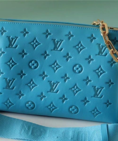 1:1 Replica Louis Vuitton LV Coussin PM Monogram Blue Luxury Bag For Women - 10.2in/26cm